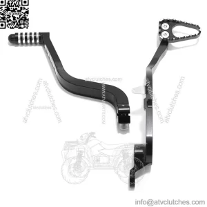 CNC Aluminum Gear Shift Lever & Rear Brake Pedal for Suzuki Quadracer 450 LT-R 450 2006-2009