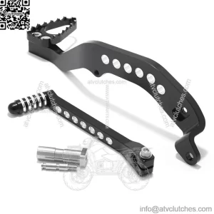 CNC Aluminum Gear Shift Lever & Rear Brake Pedal for Suzuki Quadsport Z400 LT-Z 400 2003-2008