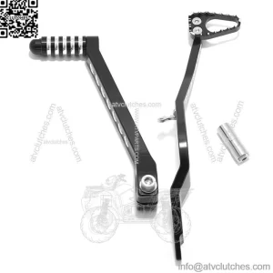 CNC Aluminum Gear Shift Lever & Rear Brake Pedal for Suzuki Quadsport LT-Z 400 2009-2014 2017-2018