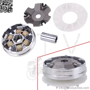 For GY6 49cc 50cc Scooter Clutch Variator Assembly Moped ATV go kart Roller Fan