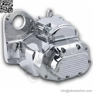 Ultima Polished & Chrome 6-Speed Transmission Trans Evolution Evo Harley Softail (For: Harley-Davidson)