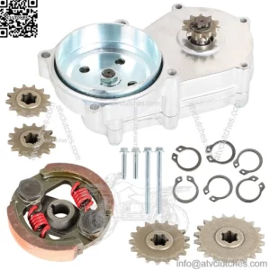 Transmission Gear Reduction Box Clutch Replace for 47cc 49cc 2-stroke 13T 14T