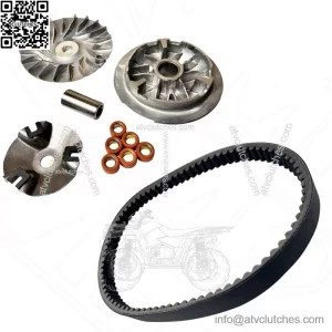 Drive Belt & Variator Pulley Roller Kit For Yamaha N-MAX NMAX 125 GPD125 14-20