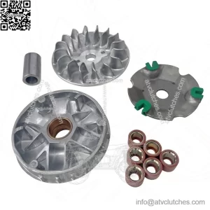 New Drive Belt Variator Pulley Roller Set for Aprilia Atlantic 250 4t