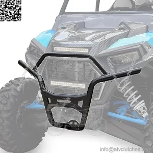KATIMOTO Front Bumper for Polaris RZR 1000 XP / XP4 19-23, Heavy Duty Steel Front Brush Guard for Polaris RZR 1000 XP/XP 4 1000 Sport Turbo 2019-2023 Accessories (OEM # 2884019-458)