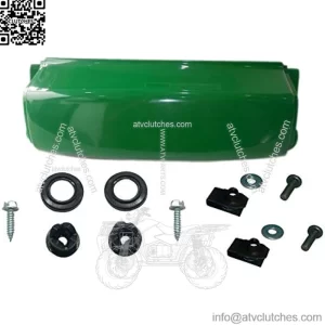 New Bumper Replaces AM128998 Fits John Deere LT133 LT155 LT166 LT150 LT160 LT170 LT180 LT190 W/Mounting Hardware & Hinge Bushing Kit