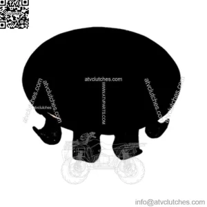 Rear Bumper Plugs for EZGO TXT Golf Cart - Fits 1996-1999 - Bag of 10