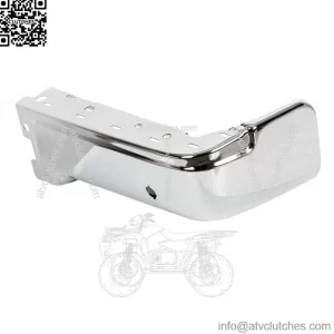 Chrome Rear Bumper Face Bar For 2009-2014 Ford F-150 Right RH W/ Park Assist