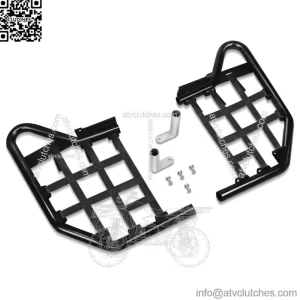 Nerf Bars For Yamaha 700 YFM 700 YFM700R Black W/ Black Net (For: More than one vehicle)