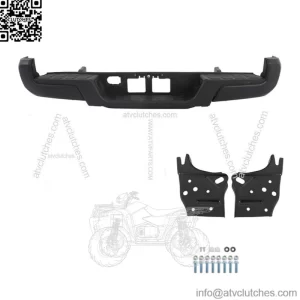 Powdercoated Black For 2016-2023 Toyota Tacoma Rear Step Bumper W/o Sensor Holes