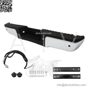 For 2008-2016 Ford F-250 F-350 Super Duty Chrome Steel Rear Step Bumper Assembly