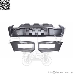 For 2018 2019 2020 Ford F-150 Gray Raptor Style Steel Front Bumper Assembly Kit