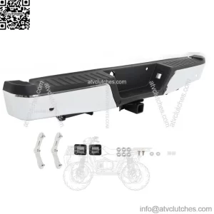 Rear Bumper Assembly For 2015-19 Ford F150 w/ Heavy Duty Tow & Sensor Hole
