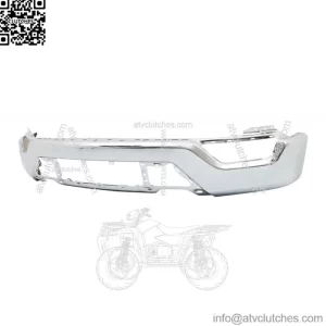 Steel Front Bumper Chrome W/o Sensor Holes For 2021-23 Ford F150 ML34-17757-F