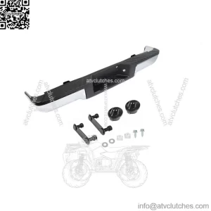 Rear Step Bumper Assembly For 2009-14 Ford F150 Complete Chrome Steel FO1103160