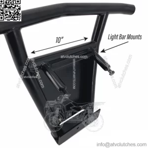 Polaris RZR Turbo S Black NEW Sport Style Front Bumper (2018 -2023) (For: Polaris)