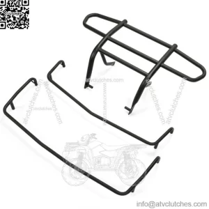 Front Bumper Brush Guard Protector & Racks For 2007-up Polaris Sportsman 90/110 (For: Polaris)