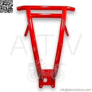 Pro Race Steel Tube Rear Bumper for Polaris RZR XP 1000 XP4 Turbo 2019-up Red (For: Polaris)