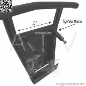 Black Polaris RZR 1000 Turbo Front Bumper XP XP4