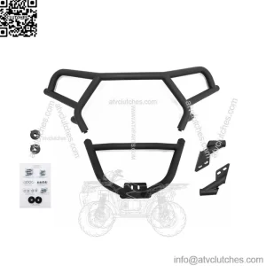 Front Brush Guard Bumper for Polaris RZR XP Turbo S (2018+) - Red (For: Polaris)