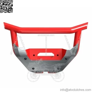 2022 Genuine Polaris RZR Turbo R Front Pre Runner Winch Bumper Red 2884355-293