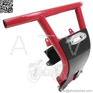 Front Bumper For Polaris Scrambler XP 1000 S 2020-2021 HD Red (For: Polaris)