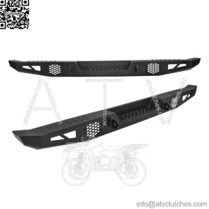 Sheet Thick Metal Rear Bumper fit for 2018-2023 Polaris Ranger CREW XP 1000 (For: Polaris)
