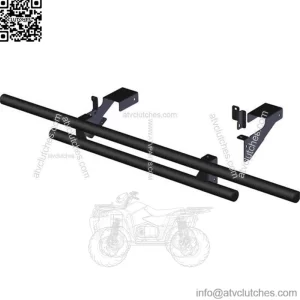 Double Tube Rear Bumper for Polaris Ranger 500 4x4 05-10 (For: Polaris)