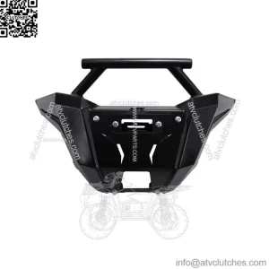Heavy Duty Front Winch Bumper Skid Plate for Polaris RZR PRO R TURBO R 4 2022-23 (For: Polaris)