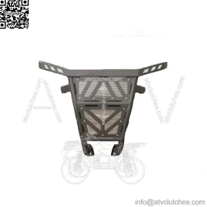 Polaris RZR XP 1000 XP4 XP Turbo 2019-22 Rear Bumper Black Mesh Grills (For: Polaris)