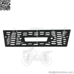 Polaris Ranger Bumper Screen, Upper, Gloss Black, Genuine OEM Part 5439231-070, Qty 1