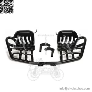 Honda TRX450R 450ER Pro Peg FOOT PEG Nerf bars PSE106-HGB GLOSS BLACK