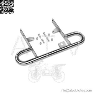 For 2004-2013 Yamaha YFZ450 ATV Rear Wide Grab Bar Bumper Chrome Carrier