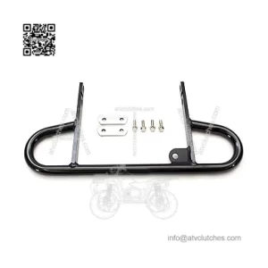 LTZ 400 2003 thru 2008 Wide Rear Grab Bar Bumper Compatible with Suzuki - Black