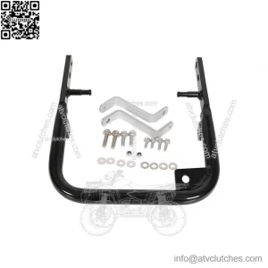 Yamaha Raptor 700/700R (2006-2024) Black Aluminum Rear Grab Bar Bumper - ATV Upgrade