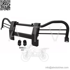 2015-2023 Kawasaki Mule Pro FX/FXT/DX/DXT Steel Bumper Brush Guard - Black Finish