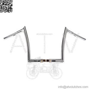 Fat Baggers Inc. 1-1/4" EZ Install Pointed Top Handlebar For Harley