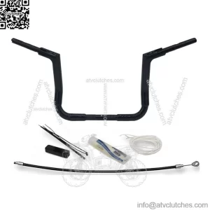 Fat Baggers Inc. 1 1/2" Flat Top EZ Install Handlebar Kit For Harley