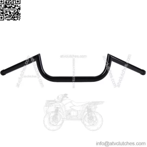 Universal 7/8" Motorcycle Handlebar Cafe Racer Club man For Bobber Custom Black