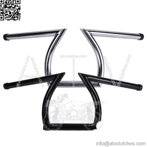 Universal Motorcycle Drag 1" Handlebars Z Bars Drag Bar For Harley Bobber Custom