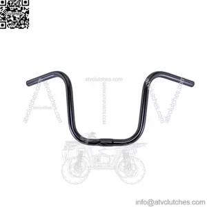 GENUINE VINTAGE LOWRIDER 9" RISE CLASSIC STEEL U HANDLEBAR 25.4MM IN BLACK.