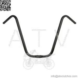 GENUINE VINTAGE LOWRIDER V APE STEEL 16" RISE HANDLEBAR 25.4MM IN BLACK.