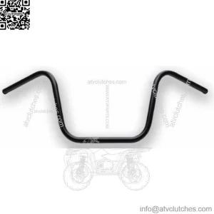 Satin Black Dimpled 12" Rise Ape Hanger Handlebars Harley Sportster Dyna (For: Harley-Davidson)