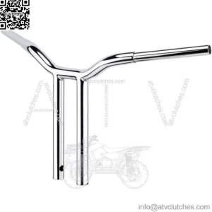LA Choppers 1 1/4" Chrome Kage Fighter 12" T Bars Straight Handlebars Harley FXD (For: Harley-Davidson)