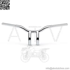 LA Choppers 1 1/4" Chrome Kage Fighter 8" T Bars Pullback Handlebars Harley FXD (For: Harley-Davidson)
