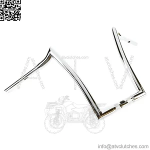 Factory 47 Signature Ape Hanger Handlebars 16" 1-1/4" Chrome Harley FLTR 15-22 (For: Harley-Davidson)