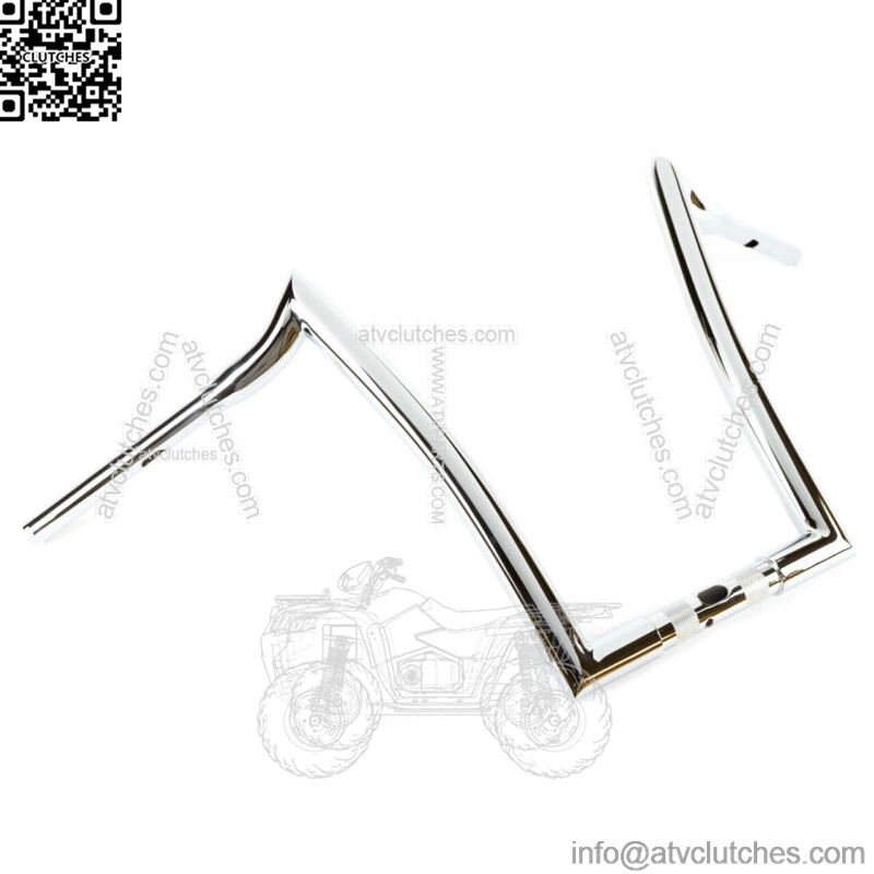 Factory 47 Signature Ape Hanger Handlebars 16" 1-1/4" Chrome Harley FLTR 15-22 (For: Harley-Davidson)