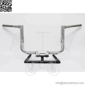 KST Kustoms Polished 10" Patriot Bagger Handlebars Bars Harley Touring Batwing (For: Harley-Davidson)