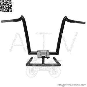 KST Kustoms Gloss Black 16" Renegade Handlebars Bars Harley FLTR Softail Dyna XL (For: Harley-Davidson)