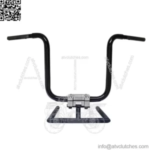 KST Kustoms Satin Black 14" Straight Jacket Handlebars Bars Harley FLTR 1.25" (For: Harley-Davidson)